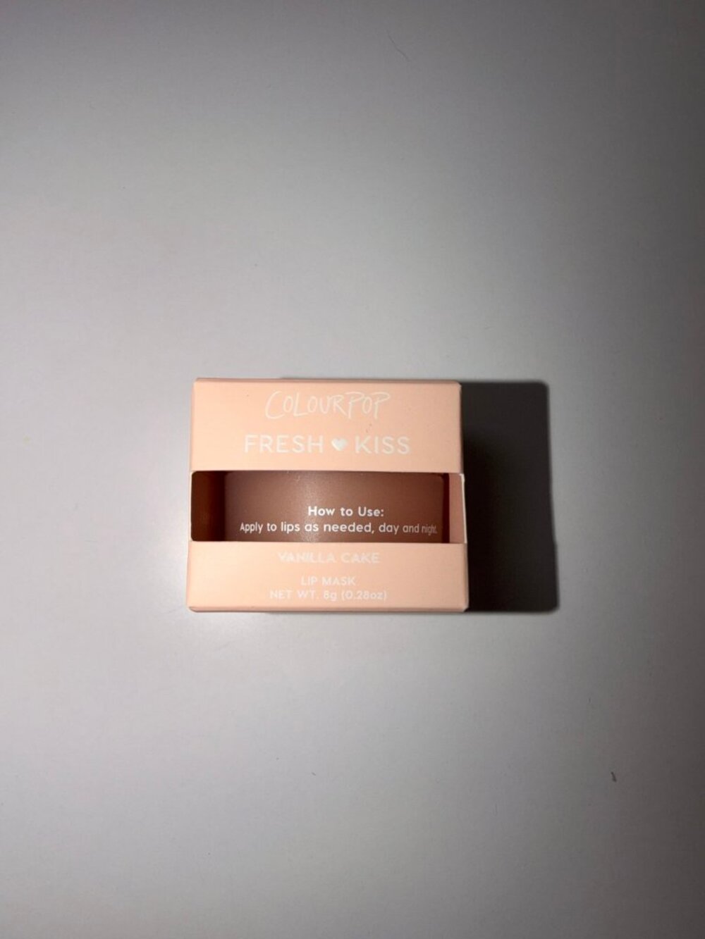 ColourPop Fresh Kiss Lip Mask Vanilla Cake New in Box
